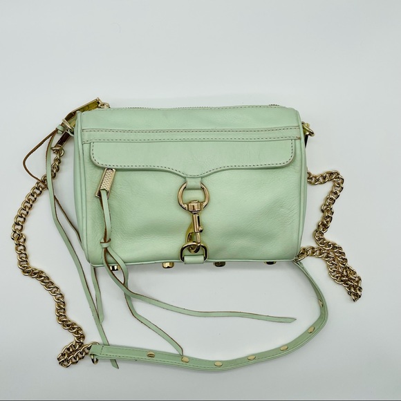 Rebecca Minkoff Mini M.A.C. crossbody bag in mint green - Picture 10 of 10